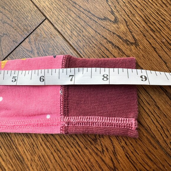 Hanna Andersson Baby Zip Sleeper In Organic Cotton Pink with Stars 6-9 Months - Picture 6 of 6